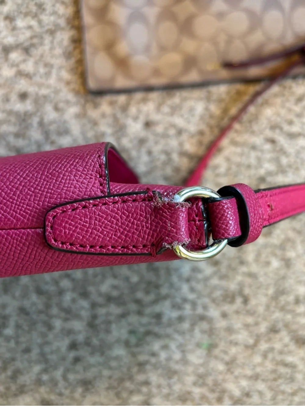 Coach Pink Crossbody Bag